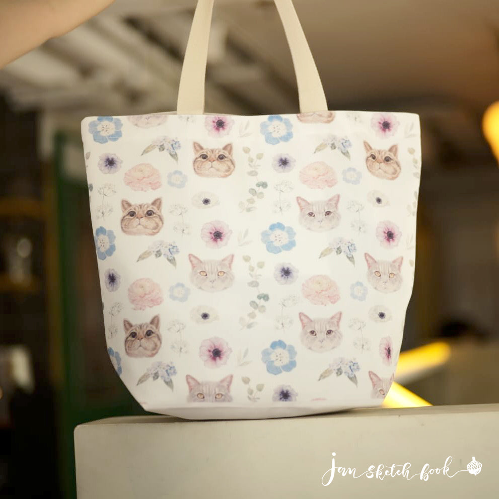 Fluffy Friends Custom Tote Bag (Lead time 3-4)