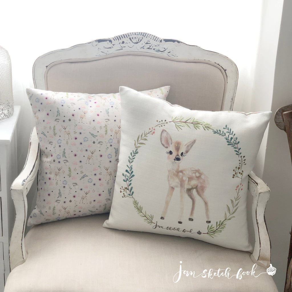 Forest Series, Cushion Gift, Deer Cushion, Birthday Gift, Wedding Gift Hong Kong