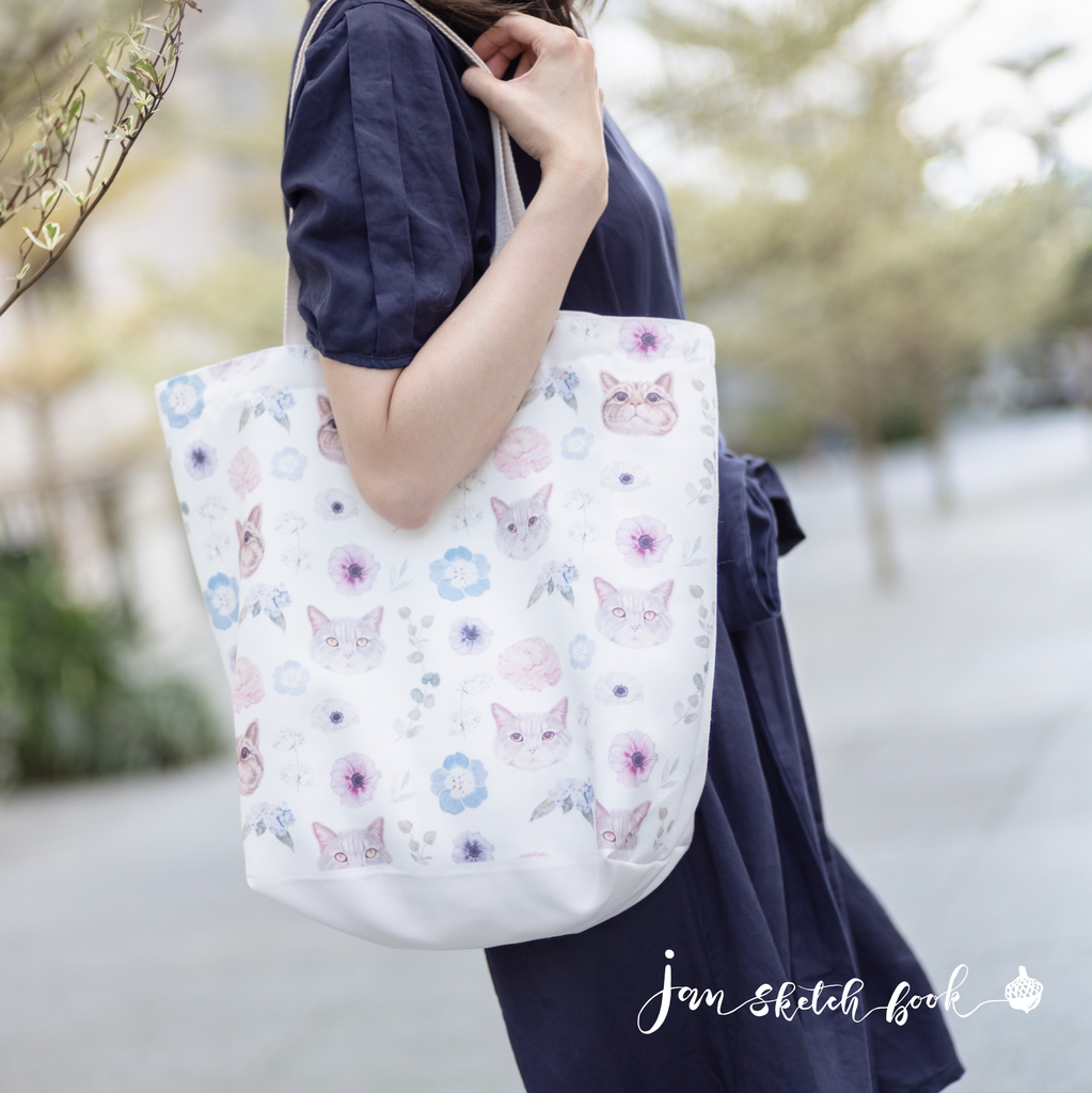 Fluffy Friends Custom Tote Bag (Lead time 3-4)